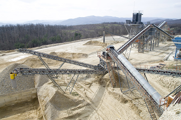 gravel pit slides machinery